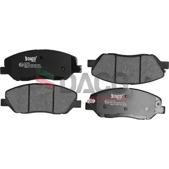 Brzdová destička Sada brzdových destiček, kotoučová brzda DACO GERMANY 321302