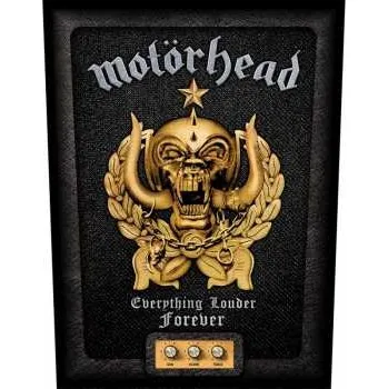 Nášivka Merch Motörhead: Zádová Nášivka Everything Louder Forever