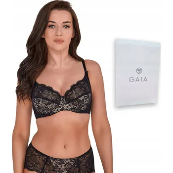 Podprsenka Gaia Měkká podprsenka 534 Chantal černá krajková 75B