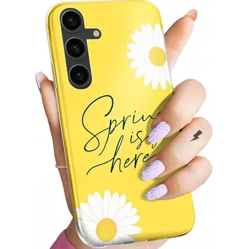 Pouzdro na mobilní telefon Zadní Kryt Hello Case pro Samsung Galaxy S24 Plus žlutý