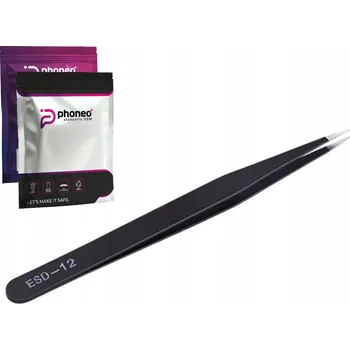 Péče o řasy a obočí PINZETA PINZETA Phoneo ROVNÁ ESD-12 140 mm