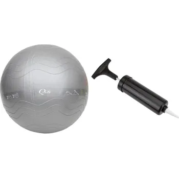 Gymnastický míč Balón na cvičení a balancování Q4Life 65 cm, odstíny šedé