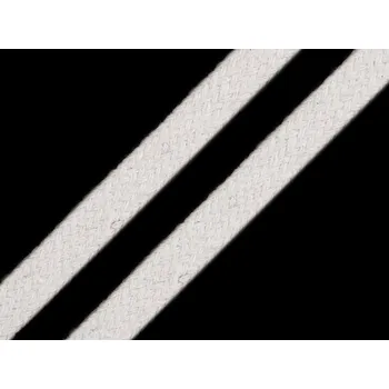 Šňůra plochá / dutinka šíře 10 mm