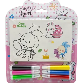 omalovánky Sada na malování růžová 21860-33