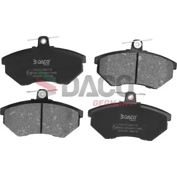 Brzdová destička Sada brzdových destiček, kotoučová brzda DACO GERMANY 324725