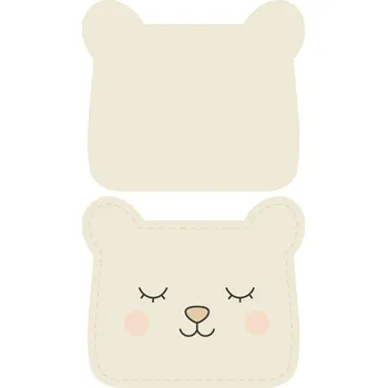 Panel na dětský polštář z fleecu medvěd