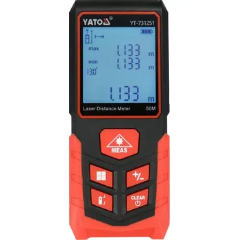 Měřicí přístroj Laserový dálkoměr - 50m YATO