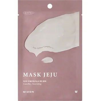 Pleťová maska MIZON JEJU CAMELIA MASK VÝŽIVNÁ HYDRATAČNÍ MASKA V PLÁTĚ proti zánětu