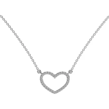 Náhrdelník Náhrdelník s diamanty Heart