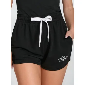 Dámské kraťasy Sinsay - Teplákové kraťasy - černá - 112AC-99X - 112AC-99X-L-1