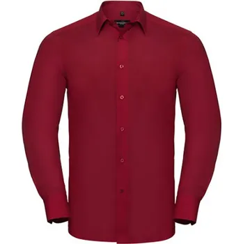Pánská košile Russell Pánská popelínová košile R-924M-0 Classic Red M (39/40)