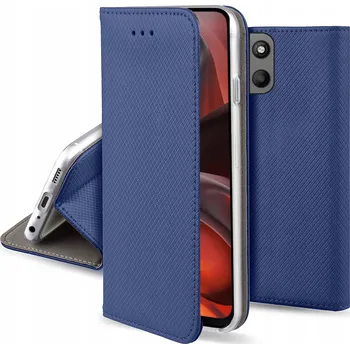 Pouzdro na mobilní telefon Flipové pouzdro pro Motorola Moto G15 modré