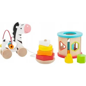 Dřevěná hračka Třídič tvarů Small Foot dřevěný, 12 m +