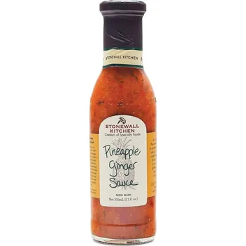 Omáčka Grilovací omáčka Stonewall Kitchen s ananasem a zázvorem