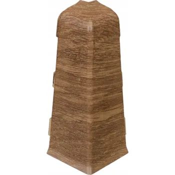 soklová lišta Vnější roh Salag PVC 20 x 72, délka 2 cm, dub