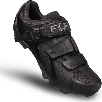 Pánské cyklistické tretry FLR Boty se 2 suchými zipy + kliknutí FLR Elite F65 ČERNÁ