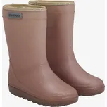EnFant - Zateplené dětské holínky - Rose Taupe - Glitter Velikost: 24