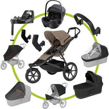 Kočárek Akční set MAX Thule Urban Glide 3 Tinted Taupe + Britax Römer