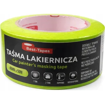 Lepicí páska Malířská páska zelená 48 mm x 50 m voděodolná UV