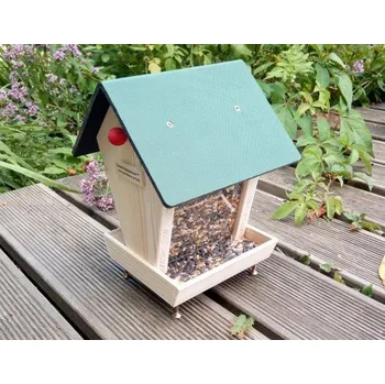 Krmítko pro ptáka Násypné krmítko na zem pro ptáky