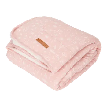 Povlečení Little Dutch Přikrývka 70x100 cm - WIld Flower - Pink