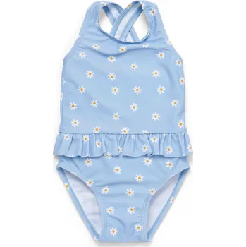 Kojenecké plavky Little Dutch Plavky bez rukávů Daisies Blue Velikost: 98/104