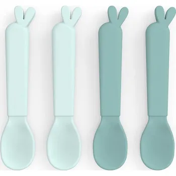 Dětské zboží Done by Deer Kiddish set lžiček Lalee - modré