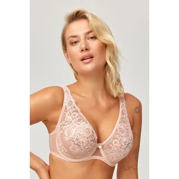 Dámské spodní prádlo Podprsenka Azal Skarlet - nevyztužená Barva: Béžová, Velikost: 85G