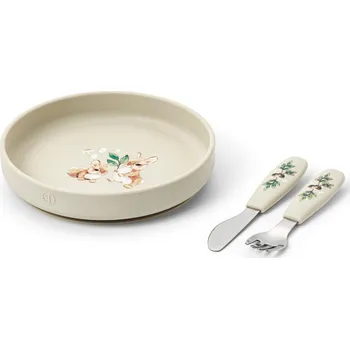 Kempingové nádobí Silikonový jídelní set Elodie Details - Bunny Darling