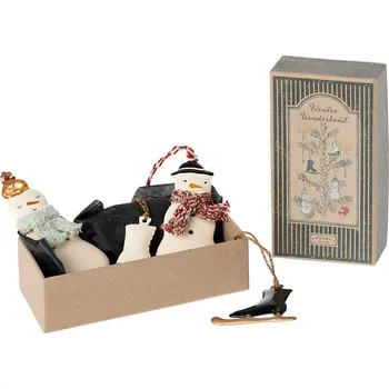 plyšák Maileg - Sada vánočních ozdob - Winter Wonderland