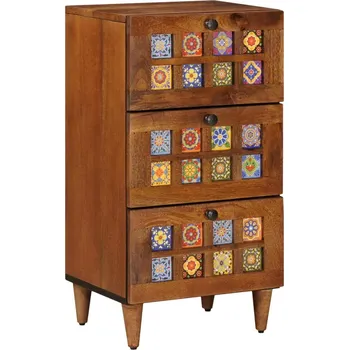 Televizní stolek vidaXL Servírovací skříň se zásuvkou Vlašský ořech 40 x 33 x 75 cm [4018247]