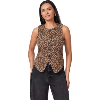 Dámská vesta Vesta Scotch & Soda Camel/ Schwarz 2535986 M