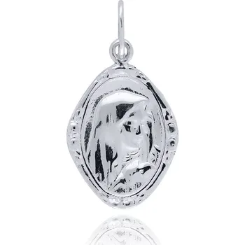 Přívěsek MOISS přívěsek z bílého zlata PANNA MARIE