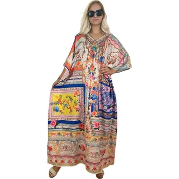 Dámské šaty Šaty, BOHO, kaftan, boho dlouhé šaty 211