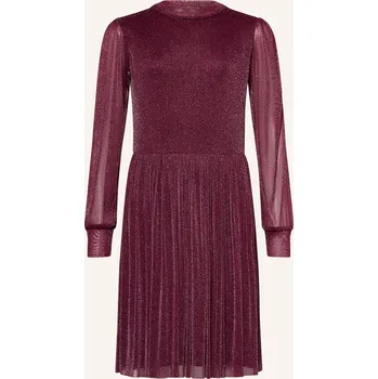 Dámské šaty S.Oliver Red Dívčí Šaty S Třpytivou Přízí, tmavě červená, 140
