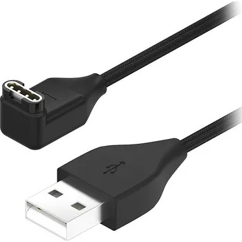 Nabíjecí kabel pro elektromobil AlzaPower nabíjecí/datový kabel "L" s opletem pro Garmin Fenix, Vívoactive, Venu, Forerunner – 1m
