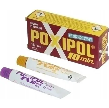 Průmyslové lepidlo Lepidlo POXIPOL Průhledný dvousložkové 16g