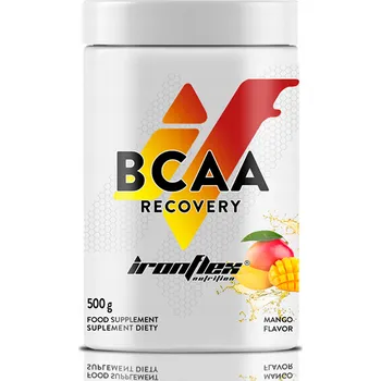 Aminokyselina IRONFLEX BCAA + GLUTAMIN 500 g AMINOKYSELINY 2:1:1 AMINO REGENERACE SVALY