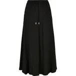 Ladies Viscose Midi Skirt - black 3XL