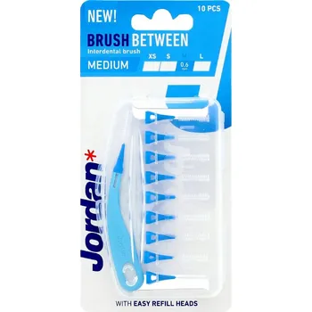 Zubní kartáček Jordan Brush Between Mezizubní kartáčky M 0,6 mm, 10 kusů