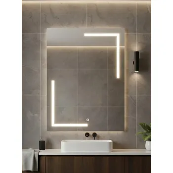 Zrcadlo Via Lactea LED Zrcadlo | 21 Rozměrů Dotykové | 80x60cm | Neutrální 4000K