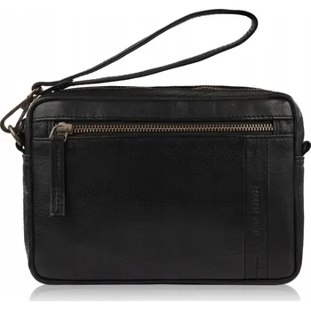 Kabelka Paolo Peruzzi pánská taštička do ruky AL-10 černá