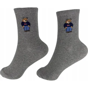 Dámské ponožky Dlouhé dámské bavlněné Ponožky Ponožky s liškou 36-40