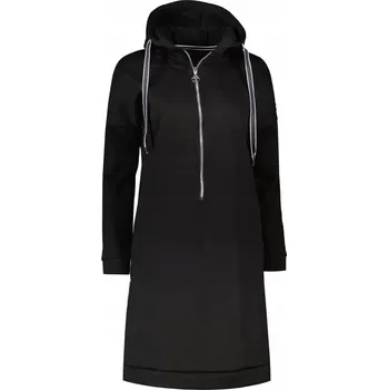 Dámská mikina Dámská mikina prodlouženého střihu KIXMI OLLY ČERNÁ velikost: S