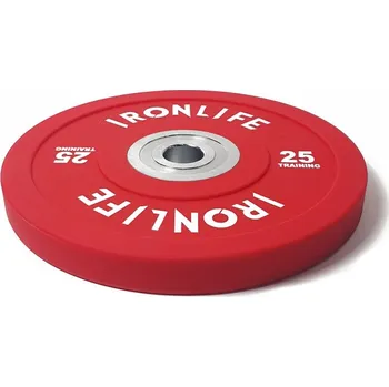 Urethanový kotouč IRONLIFE Bumper Competition 25 kg, červený