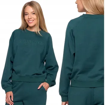 Dámská mikina Dámská měkká bavlněná Mikina Bez Kapuce s potiskem MORAJ , velikost L