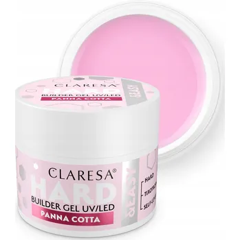 Lak na nehty Claresa Hard&Easy Builder Panna Cotta Stavební gel na nehty 45g