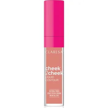 Přípravek na tvář Tekutá tvářenka růžová Claresa Cheek2Cheek 01 TEA ROSE 7 g