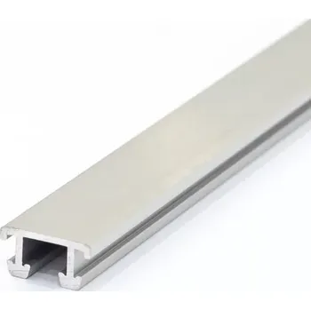 Stavební materiál Lišta listela ALEXO 25 mm, 2.5 m, elox přírodní kartáčovaný (Listela ALEXO hliník 25 mm elox přírodní kartáčovaný)