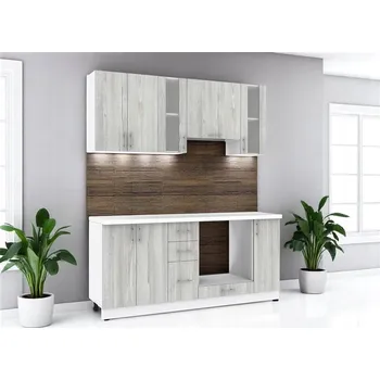 Kuchyňská linka Kuchyně TILERO 180 cm, borovice Natty